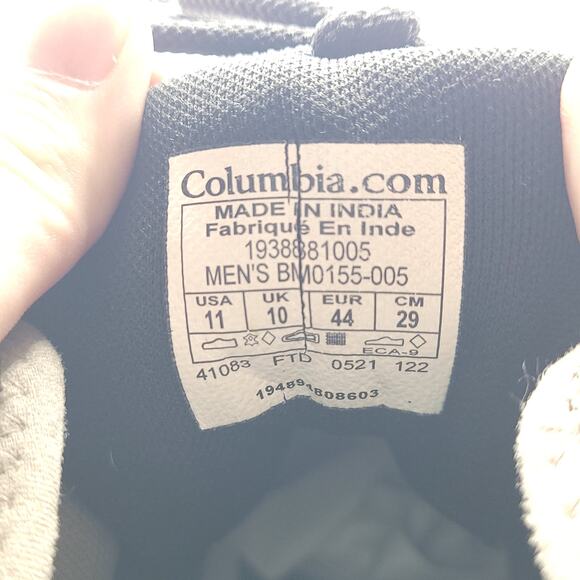 Columbia Men's Trailstorm Mid Waterproof Hiking Boots men's size 11 - Picture 9 of 9